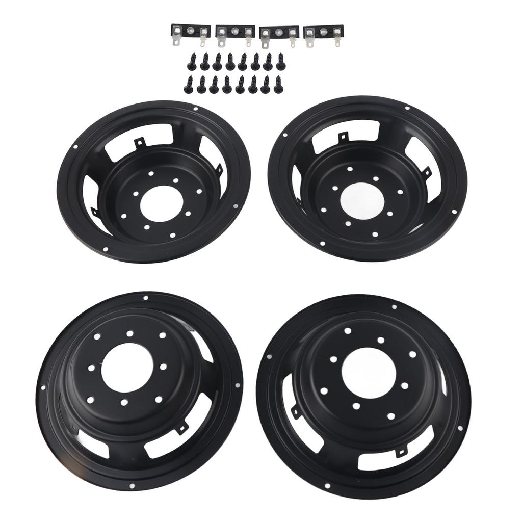 4pcs Speaker Basin Stand Iron DIY Repair Subwoofer Frame Basket for 6.5 Inch Speakers