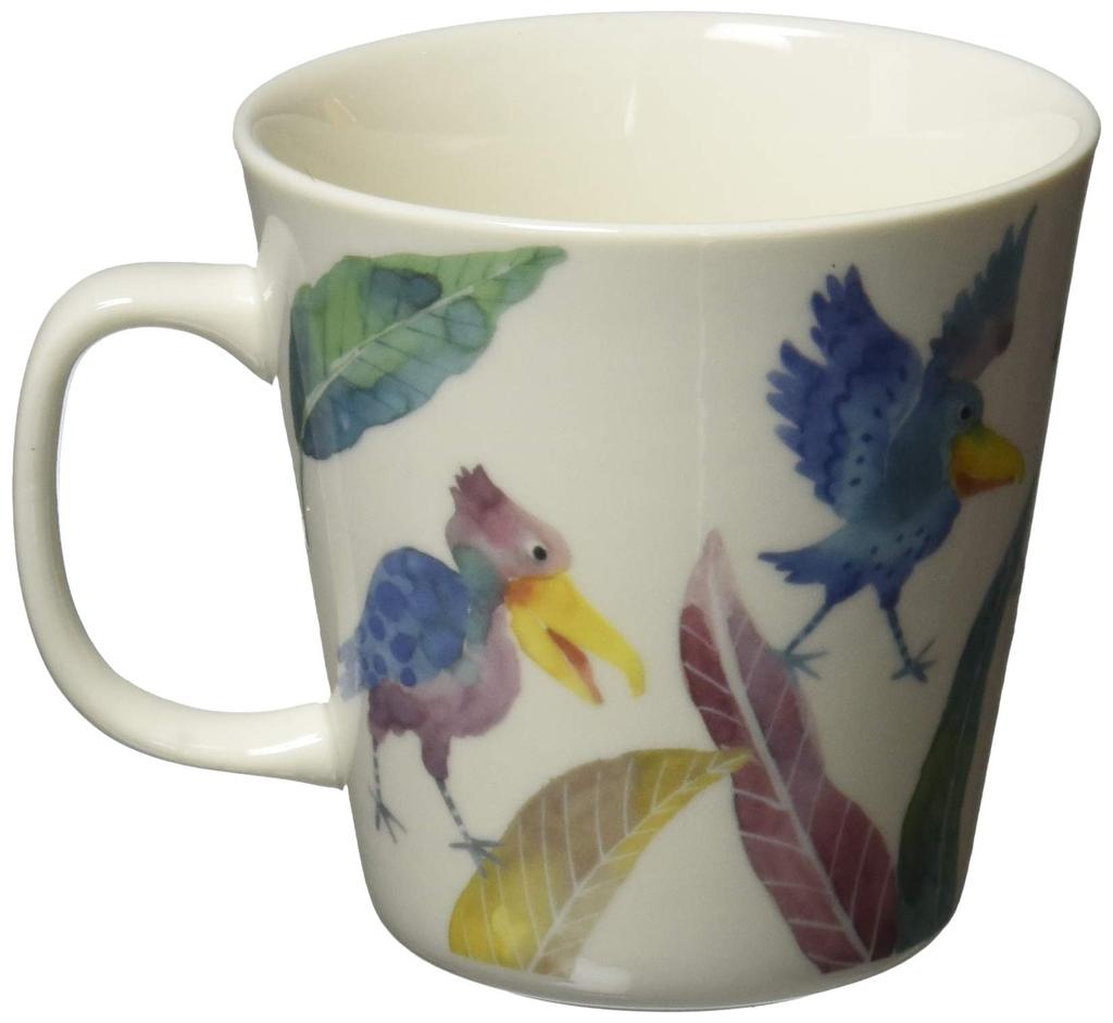Ceramic Indigo Shoebill Mug 15240 9×h9cm