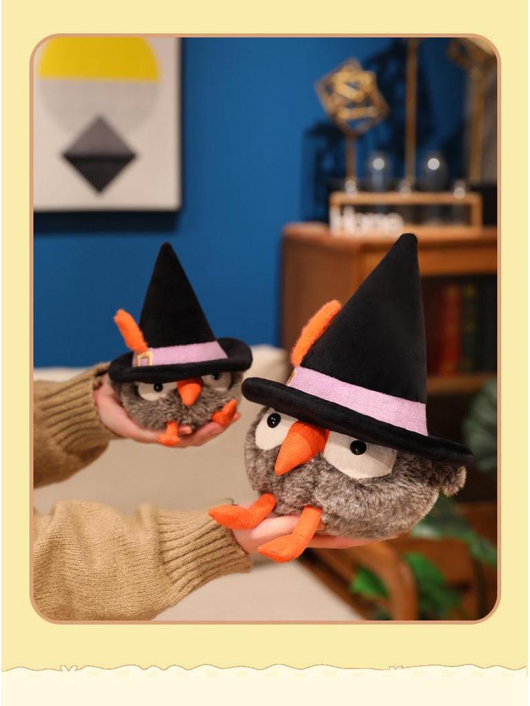 Halloween Jumpy Cat & Ghost Owl Plush Dolls Collection