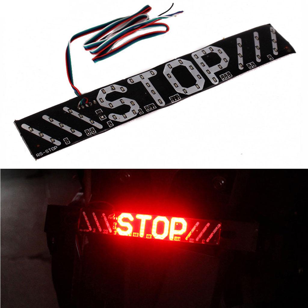 Waterproof Stop Light STOP Indicator Portable Screw Bolt Lamp for Motorbike