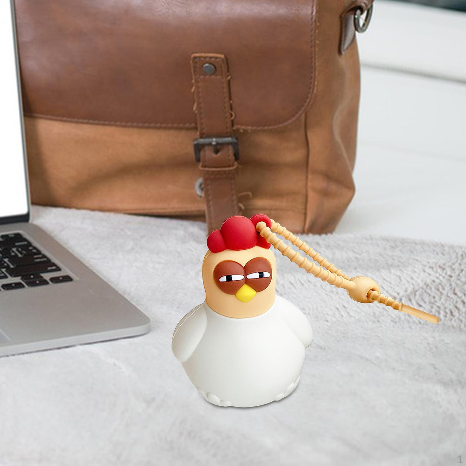 

Брелок для ключей в виде кудахтающей курицы, украшение для девочек, подарочный кулон, висящий на вечеринке