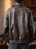 Men's Melanoid Leather Jacket: 2025 Autumn/Winter Trendy Motorcycle Pilot Style