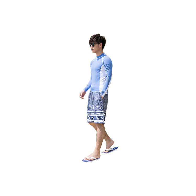 Wetsuit Men s Long Sleeve Pullover Sunscreen Suit Surf Suit Snorkeling Suit Tights Split Swimsuit Men s Jellyfish Suit M