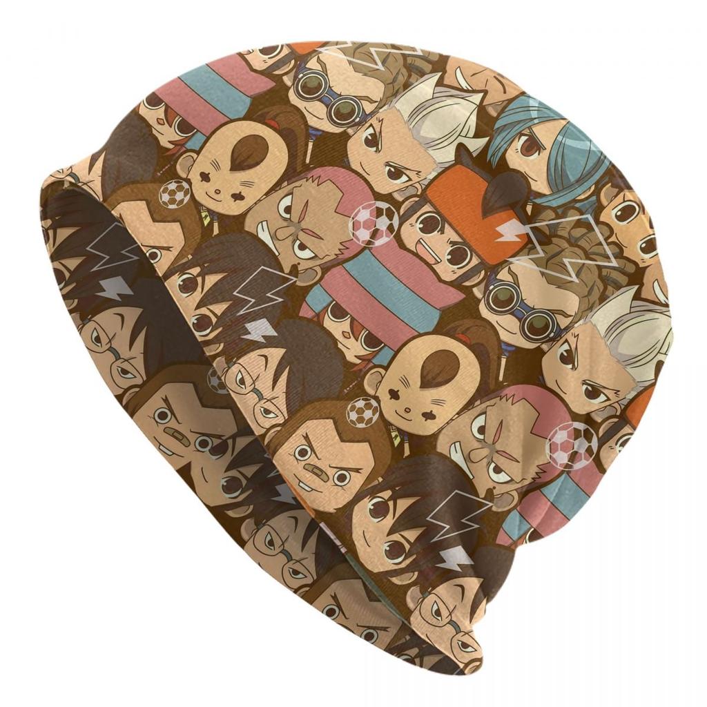 Hector Helio Rococo Skullies Beanies Hats Inazumas Elevens Soccer Anime Cool Unisex Women Street Cap Warm Dualuse Bonnet Hats