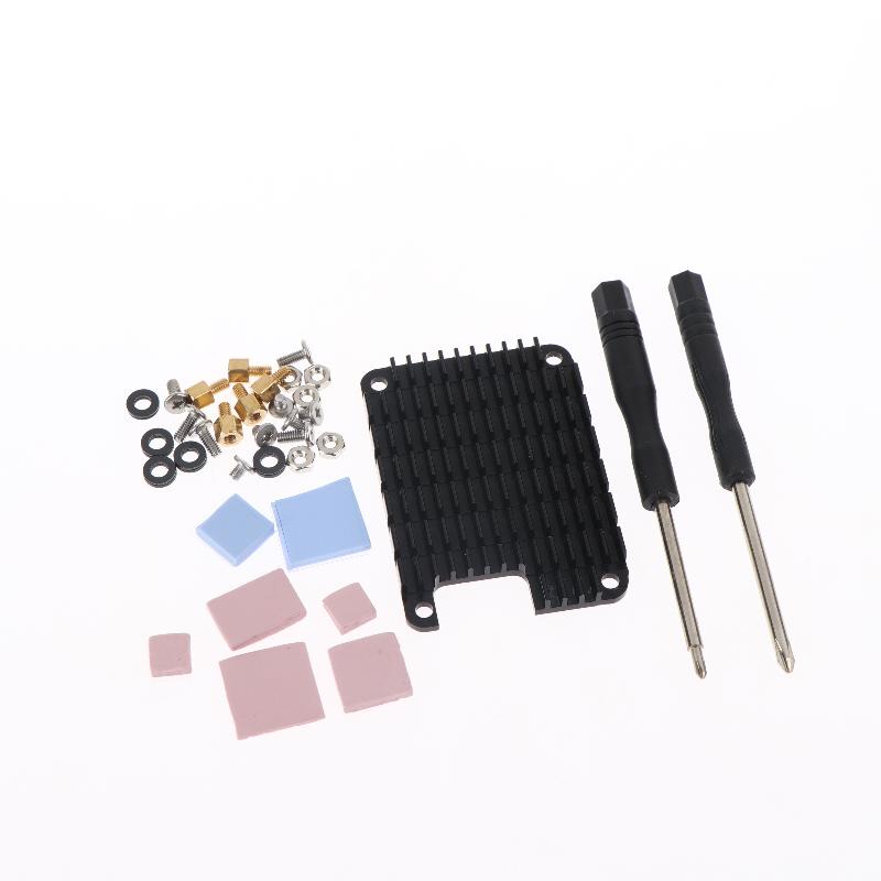 Aluminum Heatsink For CM4 Board Enhanced Reserved Hole Design With Installation Tool For Efficient Heat Dissipation