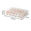 Egg Holder Plastic Egg Storage Box Egg Organizer for Fridge Portable  Tray with Lid for Refrigerator Camping Hiking Outdoor