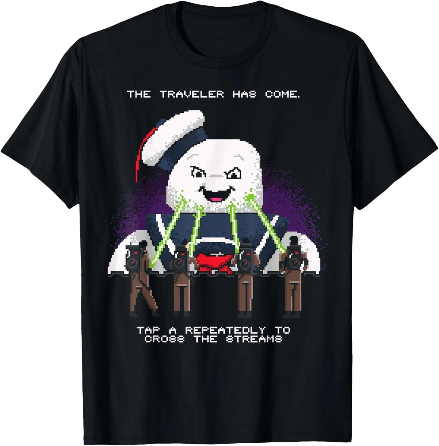 

Ghostbusters Cross The Streams 8-Bit T-Shirt 2XL