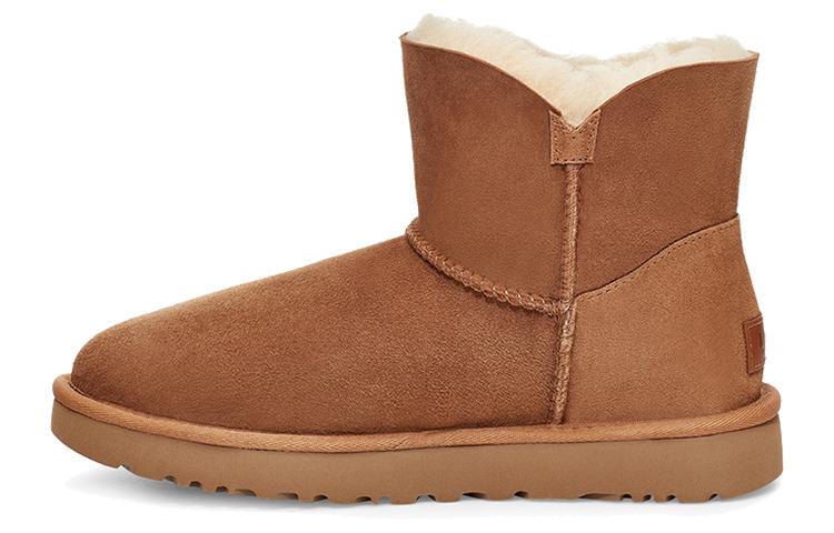 UGG Bailey Zip Mini Retro Fleece Lined Brown Women s 1112481-CHE 37