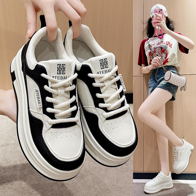 Fashion 2025 Platform Shoes Women Sneakers Platform Vulcanized Shoes Fashion Comfortable Women's Shoes Casual Sneakers Tenis