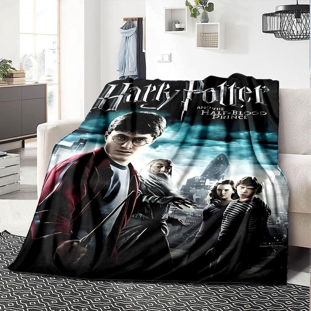 1pc Harry Potter Half-Blood Prince Flannel Blanket Soft Warm Throw for Home, Office, Travel, All-Season Cozy Bedding GiftL1251