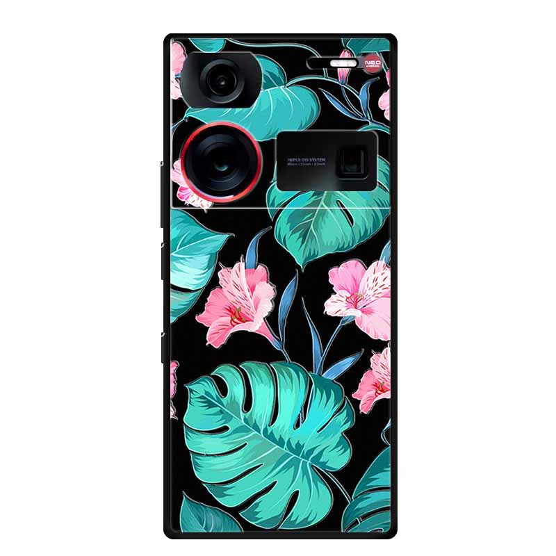 3D Emboss Case For ZTE Nubia Z60 Ultra Phone Case Flowers Soft Silicone Coque For Nubia Z60 Ultra Back Cover Cases Z 60 Z60Ultra