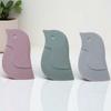 Multifunctional Cute Cartoon Penguin Kitchen Cleaner Soft Plate Scraper and Cleaning Tool for Home Efficiency