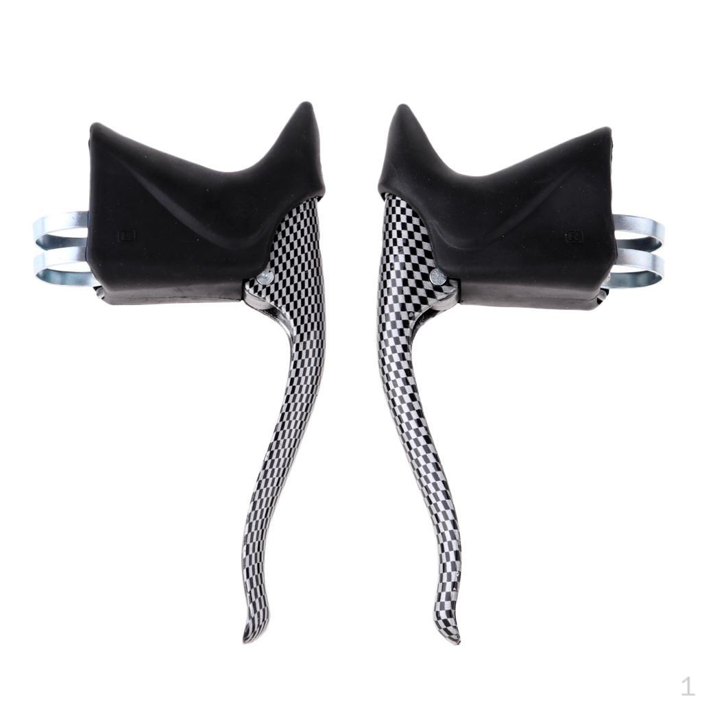 1 Pair Aluminum Alloy Road Bike Brake Lever Set BMX