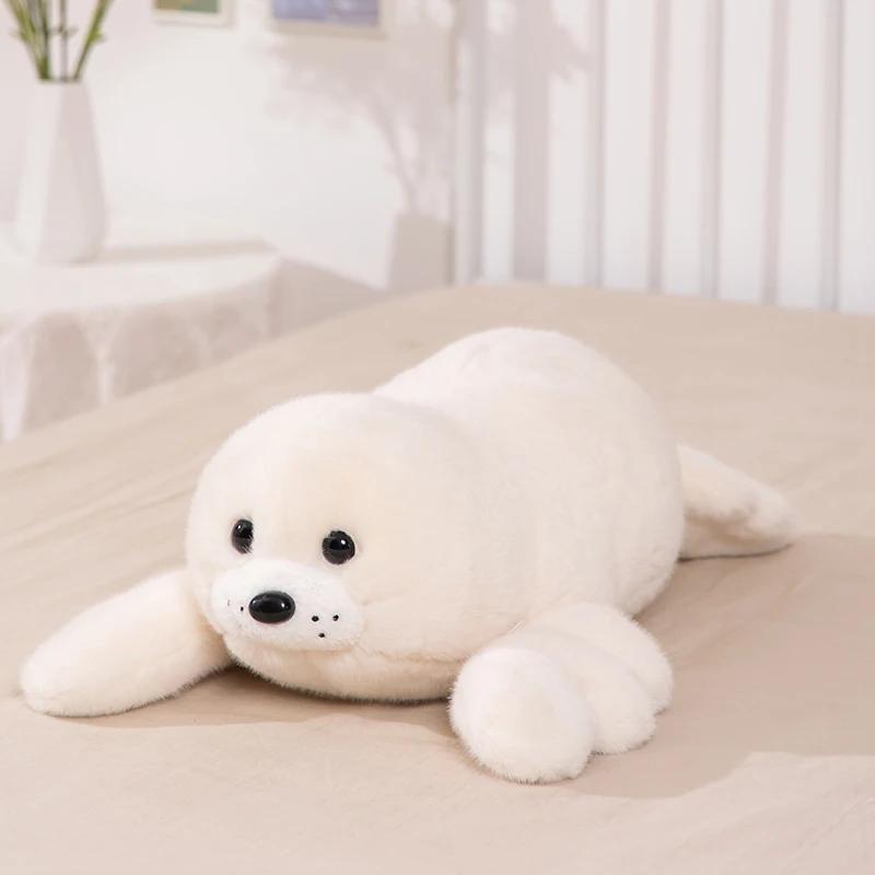 

31~70cm Seals Monkey Sloth Pillows Cute Real Life Plush Toys Soft Seal Plush Stuffed Plush Housewarming Party Hold Pillow 31cm-35cm