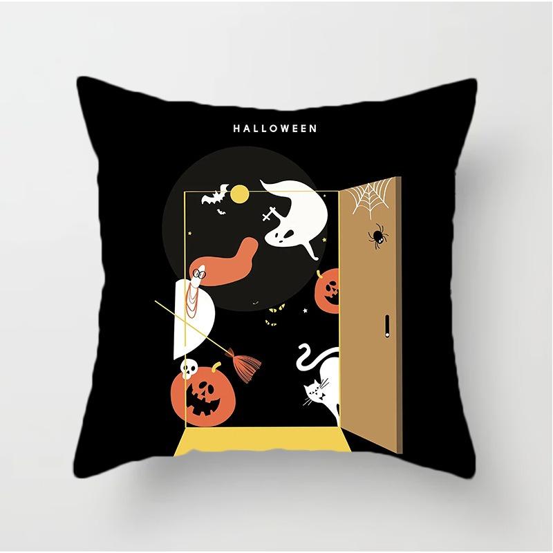 Halloween Children's Gift Pumpkin Lantern Cartoon Pillowcase Atmosphere Living Room Decoration