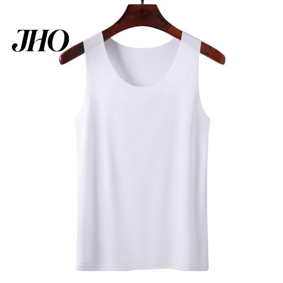 Women Seamless Ice Silk Vest Bottoming Sleeveless Pure Color Plus Size Stretchy Round Neck Dry Cooling Camisole Summer Dating Office Vacation