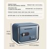 Password Lock Mini Safe Box Coin Bill Slot Cash Can Funny Mini ATM  Children Savings