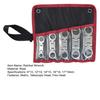 5Pcs/Set Ratchet Wrench Set with Storage Bag Metric Telescopic Head Flex Head Stubby Wrenches Sturdy Short Wrench Set