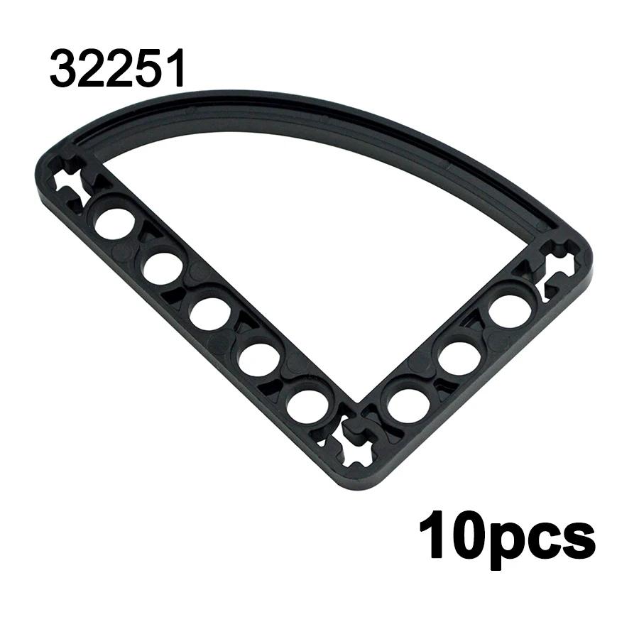 Building Blocks DIY Thin Arm With shaft hole Compatible Assembles Particles 99773 6632 32056 32017 Educational Toys For Leduo