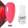 GELPOLISH Nail Art Set: Base, Top Coat, Transparent & White Gel Polishes