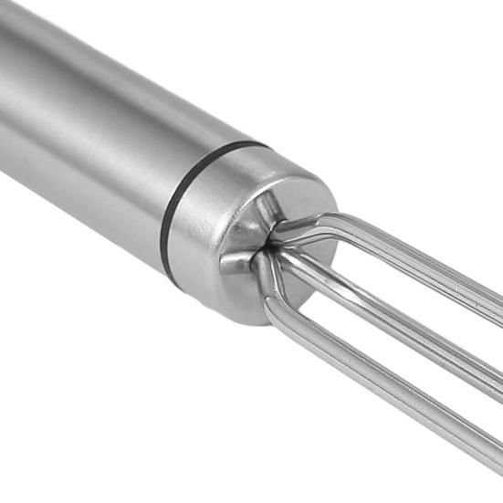 Stainless Steel Corn Holders Fork Reusable 3 Prong Potato Holder for BBQ Rust-Proof Kitchen Gadget with Hanging Ring