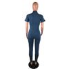 Stylish Sexy Fashion Denim Jumpsuit Available for Sale