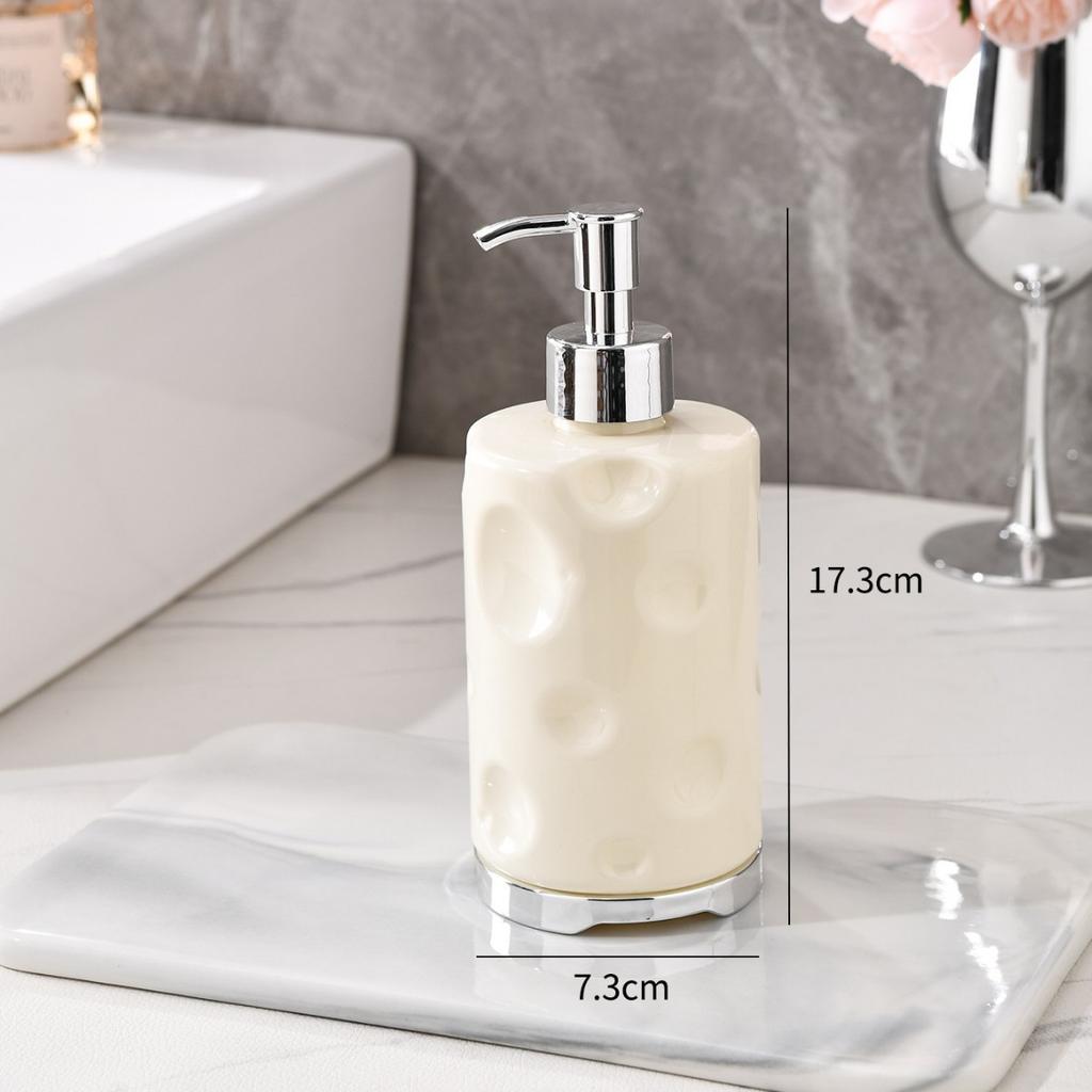 550ml Plastic Cheese Lotion Bottle Luxury Shampoo Shower Gel Hand Sanitizer Household Bathroom Counter Press Soap Dispenser