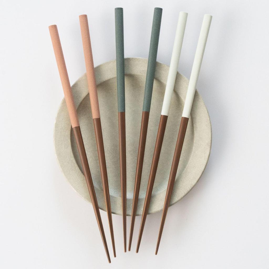 Sunlife Dishwasher Set of Adult Easy To Antibacterial Pointed Natural Made In "Colon" Chopsticks, Safe, 3, Size, Long, Grip, 23cm, Finish, Tip,