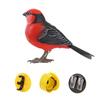 Electric Simulation Bird Toy With 3 Standing Base Sound Motion Simulation Bird Interactive Toy Movable Mouth Head Fake Bird Toy