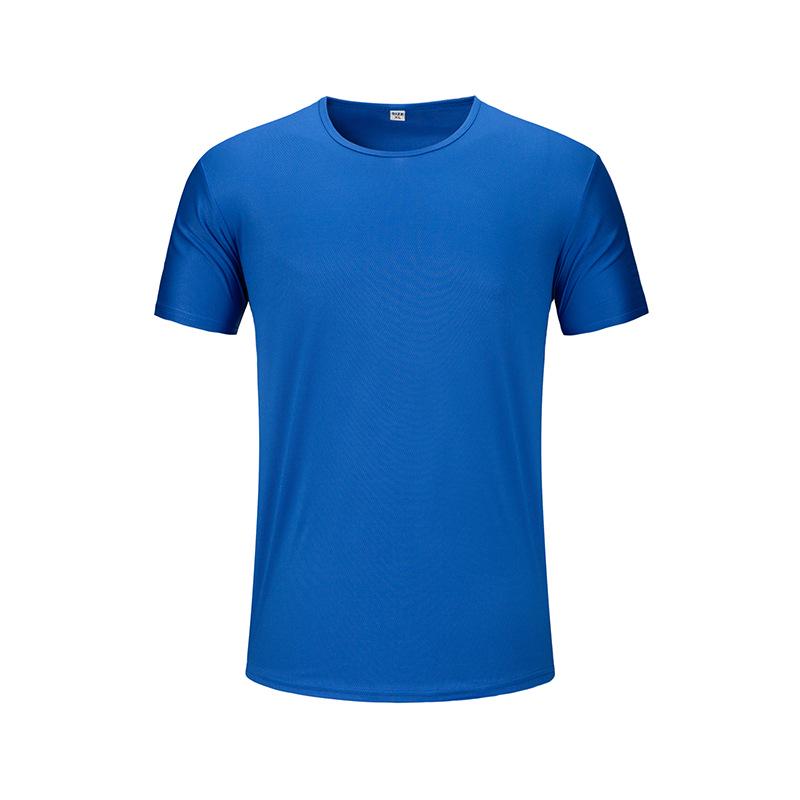 Custom Quick-Dry Short Sleeve Round Neck Sports Shirt with DIY Logo Printing