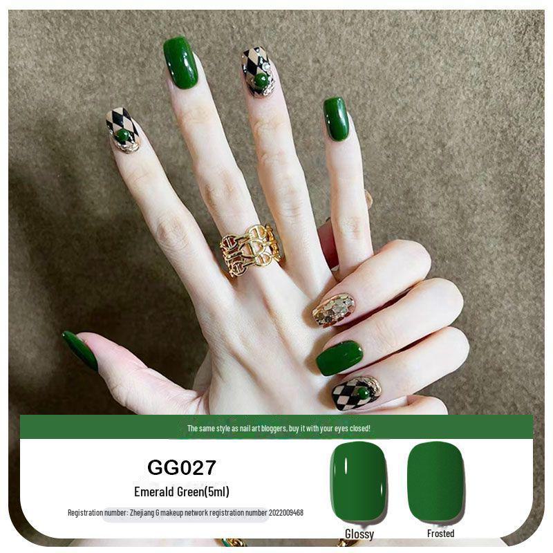 Platinum Haifei Nude Ice Gel Nail Polish - Trendy Transparent Nude from Xiaohongshu