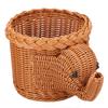 Cartoon Elefantenform Rattan Brot Obst Snacks Aufbewahrungskörbe Lebensmittel Servierkörbe(Braun)