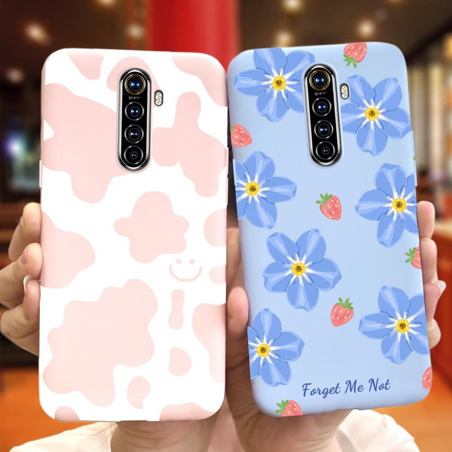 For Realme X2 Pro Phone Case Realme XT X2 Lovely Printing Candy Color Silicone Back Cover For RealmeX2 X 2 Pro XT Soft TPU Coque