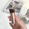 1pc Portable Foundation Brush Makeup Brush Bevel Top For Liquid Cream And Powder Contour Buffing Blending Concealer Face Brush