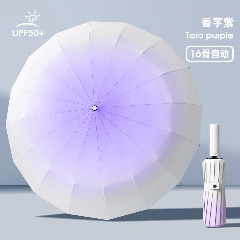 

Автоматический виниловый зонтик женский зонт двойной киль солнцезащитный зонт защита от солнца и УФ-излучения двойного назначения lo 16K