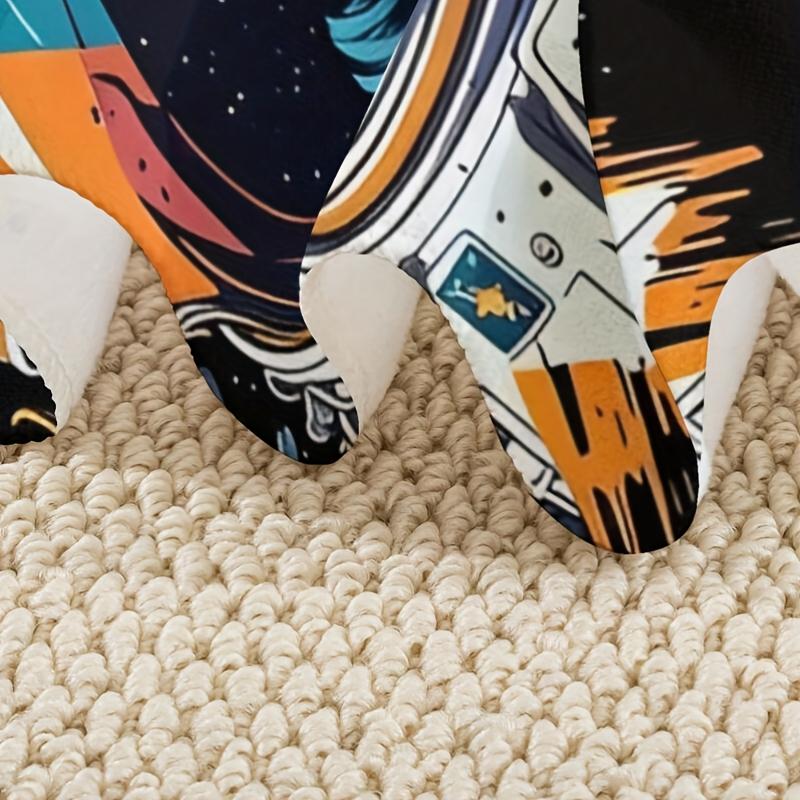 Asciugamano da Bagno Astronauta Spazio per l'Uomo - Morbidissimo, Altamente Assorbente, Asciugatura Rapida Miscela di Poliestere, Asciugamano Grande con Spazio Vibrante