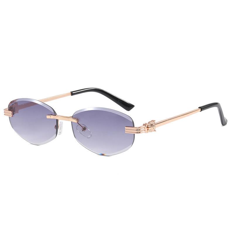 

Новые трендовые маленькие овальные солнцезащитные очки: Красочный, Модный, Защита от УФ-лучей