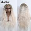 Noble Lace Front Wig Cosplay Curly Wig 30 Inch Lace Part Wig Baby Hair Lace Wig For Women Blonde Wig Synthetic Lace Front Wig