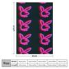 Playb Bunny Neon Pink Throw Blanket Soft Plush Plaid Warm Blanket Beautiful Blankets Extra Large Throw Blanket
