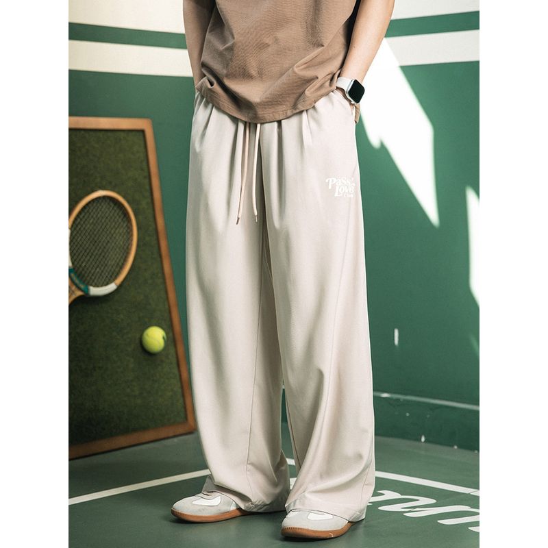 Matchet Pants Men's Thin Draped Casual Pants 2025 Spring and Summer American Style Loose Straight-Leg Trousers Breathable Trendy Brand Pants