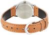 Casio LTP-V002D-1A Women's Watch, Silver/Brown, Strap.