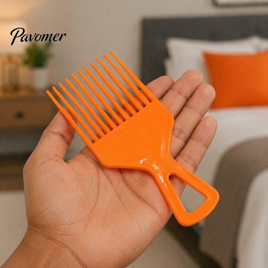 Lightweight Hair Comb 12Pcs Afro Pick for Women & Men, Wide Tooth Detangling Quick Styling Lifting Comb, Plastic Long Thick Curly