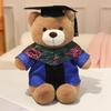 Dr. Bear Graduation Plush Toy - Teddy Bear Gift for Students from Primary To High School