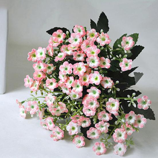 1Pc 6 Branches 36 Heads Simulation Silk Flower Milan DIY Art Wedding Home Decor