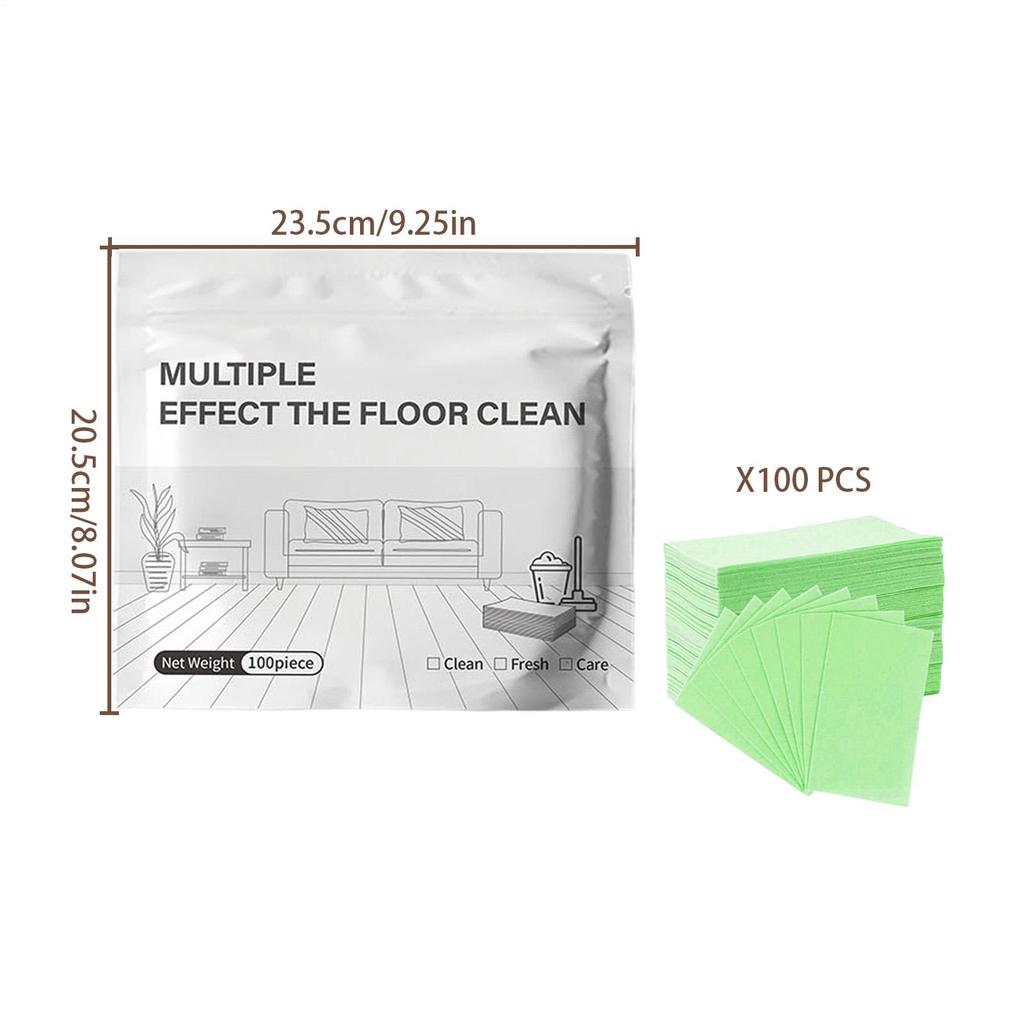 111pcs Floor Cleaning Tablet Concentrated Shine Agent Laminate Floor Clean Tablets For Wood Tile Marble Indoor Outdoor Home