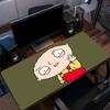 Cute Stewie Griffin Mouse Pad, Large Gaming Desk Mat, Non-slip XXL Mousepad for Laptop & Tablet, Mini PC Playmat with Stitched Edges