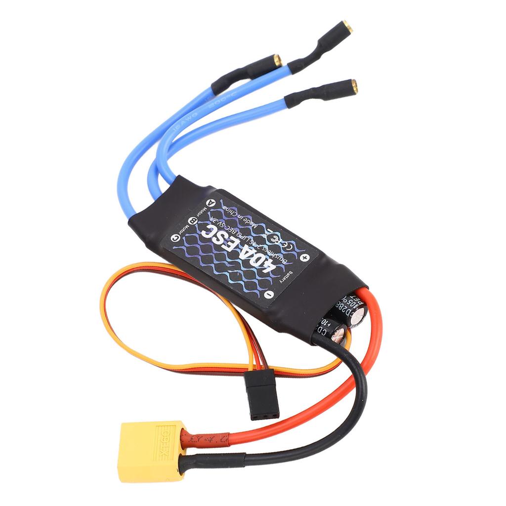 Brushless ESC 40A XT60 Plug Brushless ESC for RC Fixed Wing Aircraft Small Quadrotor