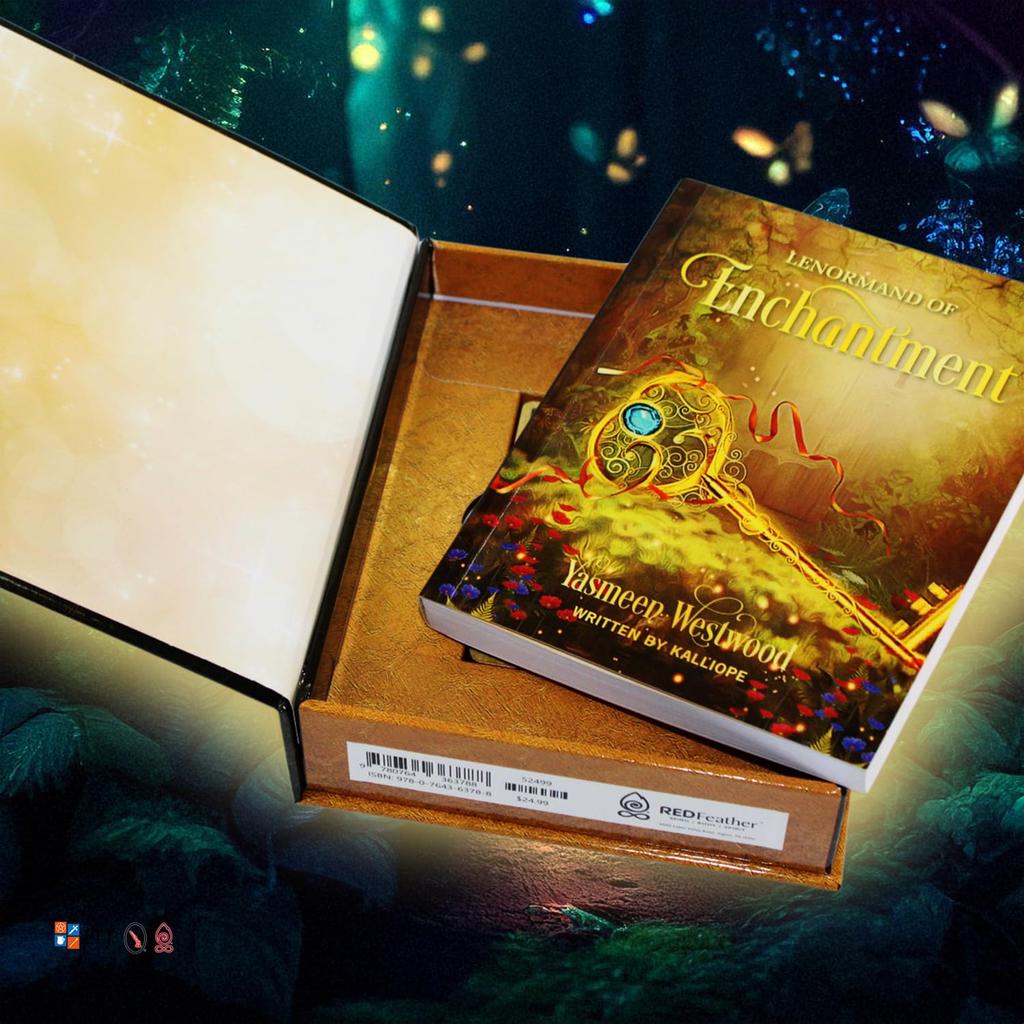 I.I.J Lenormand Cards, Lenormand of Enchantment, Oracle Cards, Fortune Telling, Japanese Instruction Manual Included, Authentic