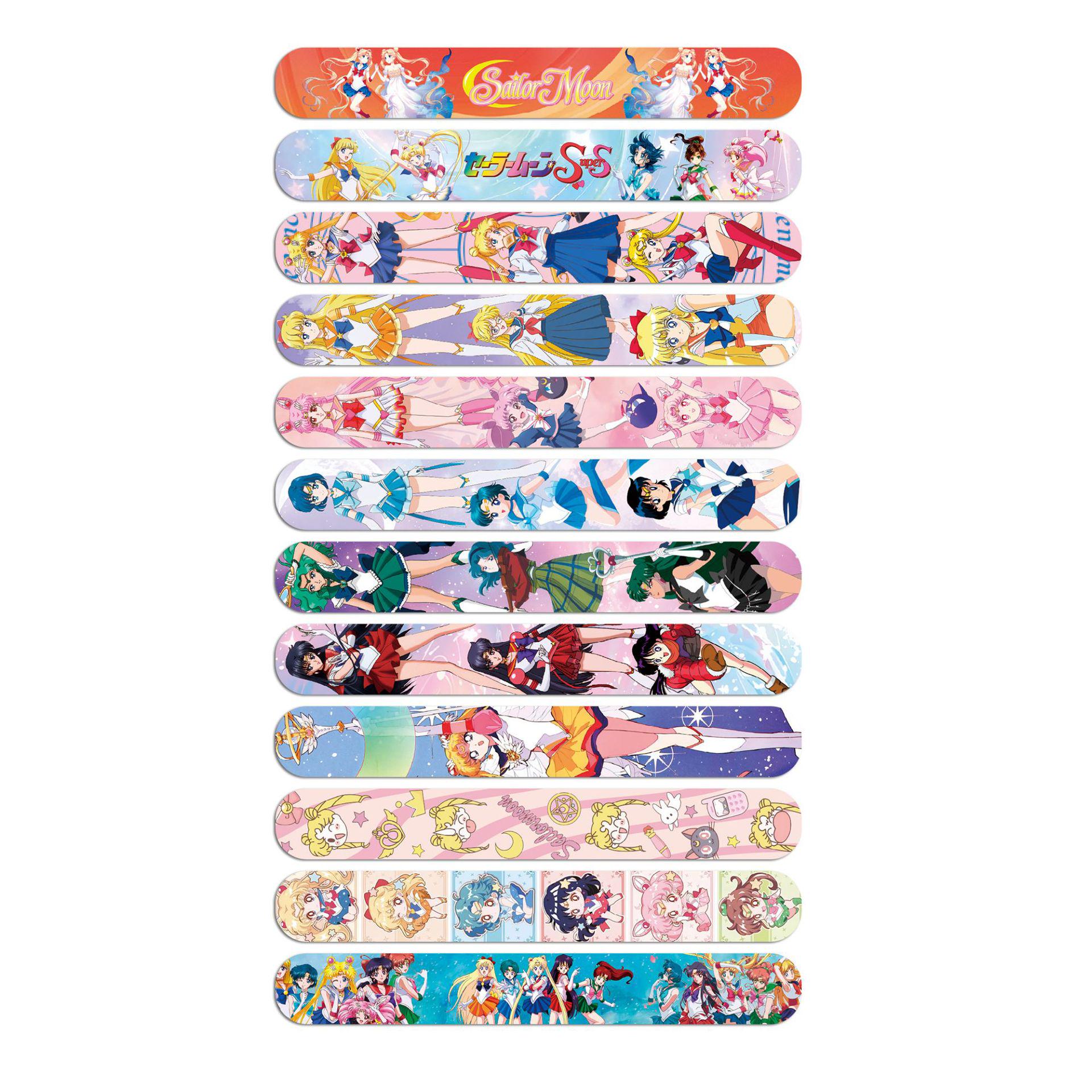 Sailor Moon & Kirby Cartoon Anime Slap Bracelet & Pat Pat Ring Party Accessory for Kids
