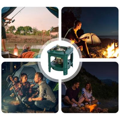 8-Wicks Diesel Stove Iron Camping Stove Corrosion-resistant Small High Hardness Cookware Heater Multi-function For Outdoor